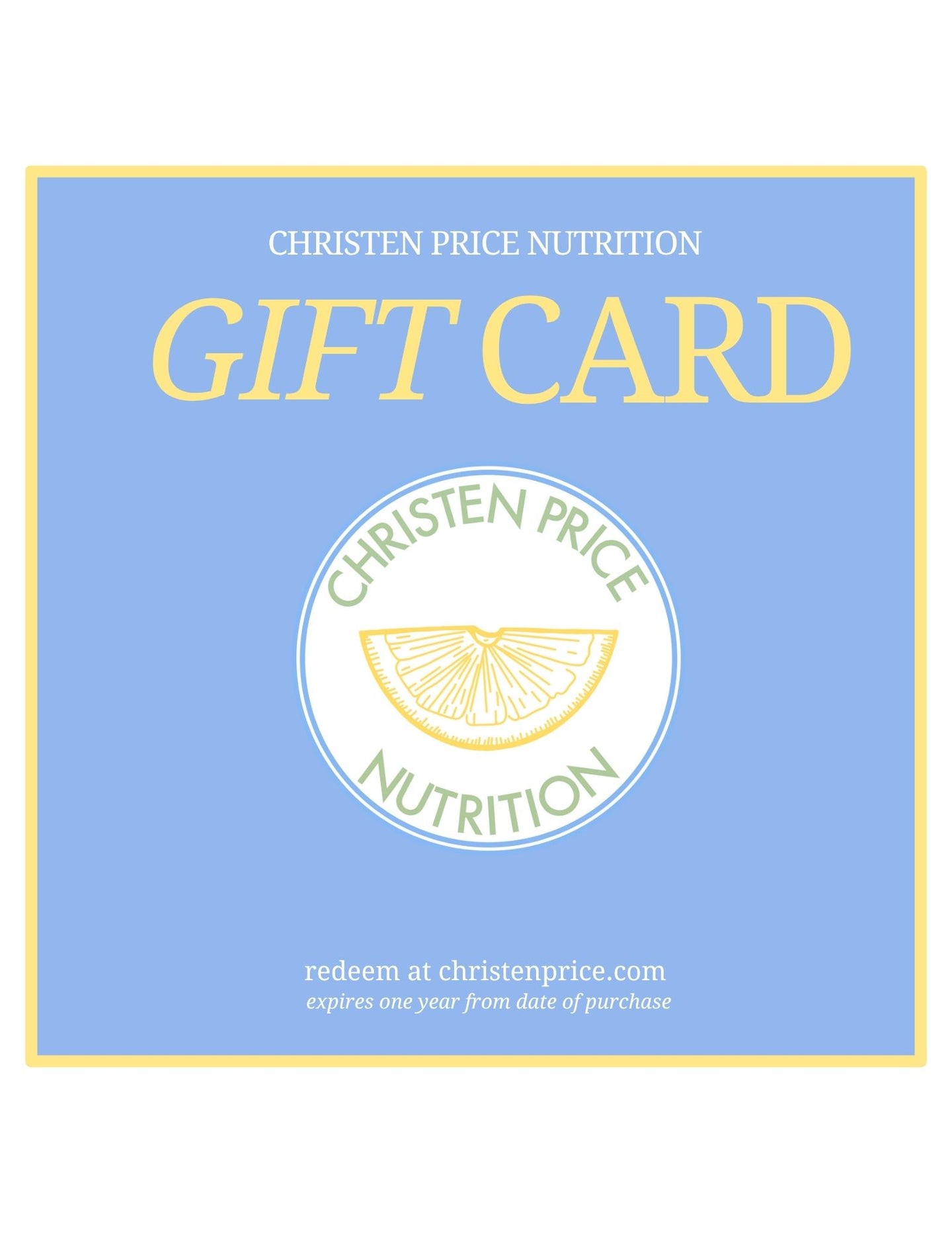 CP Nutrition Gift Card